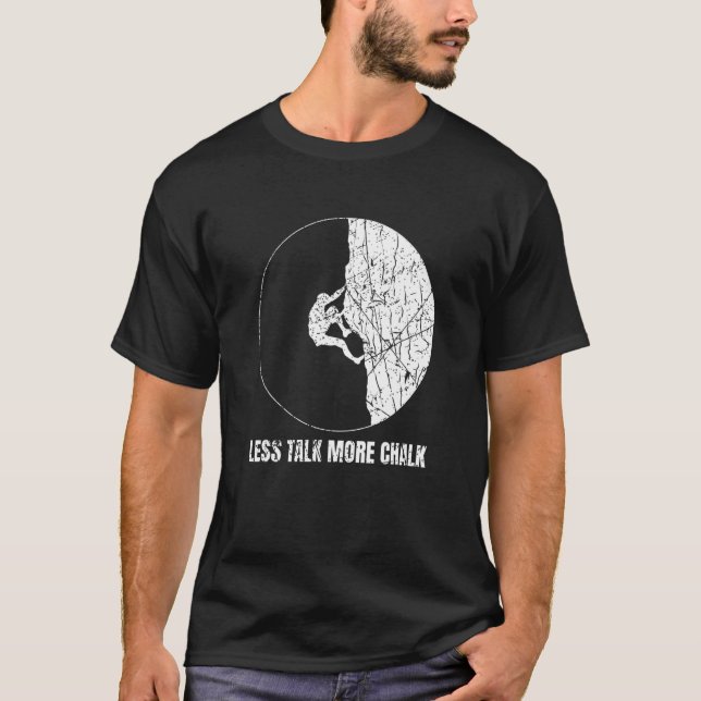 Camiseta Menos Fale Mais Boulderer De Calda (Frente)