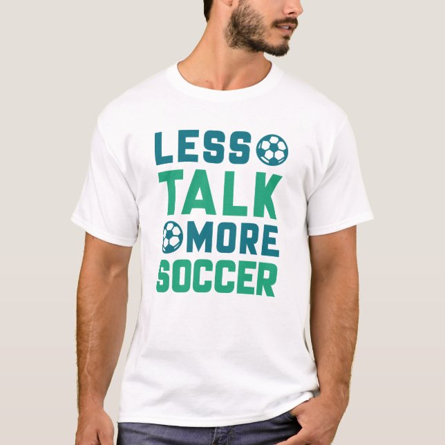 Camiseta Menos Fale Mais Futebol (Frente)
