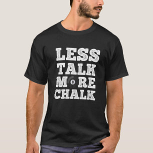 Camiseta Menos Fale Mais Piscina Jogador de Jogo Mesa Billi