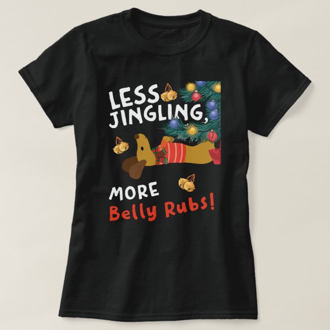 Camiseta Menos Jingle, Mais Borracha De Belly: Amantes De D (Frente do Design)