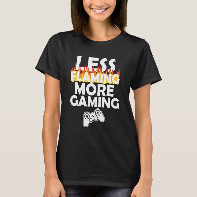 Camiseta Menos jogador de games (Frente)