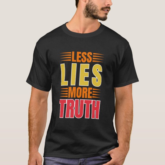Camiseta Menos mentira mais verdade (Frente)
