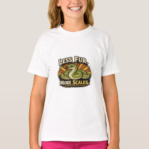 Camiseta Menos Pelo. Mais Escamas.