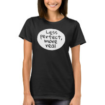 Menos Perfeito, Mais Real – Minimalista Preto