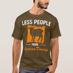 Camiseta Menos Pessoas do que o produto anão nigeriano