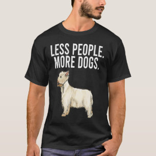 Camiseta Menos Pessoas Mais Cachorros no Oeste do Highland