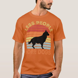 Camiseta Menos Pessoas Mais Cães