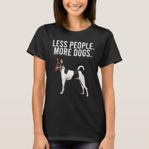 Camiseta Menos Pessoas Mais Cães Brinquedos Fox Terrier Int