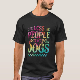 Camiseta Menos Pessoas Mais Cães Dito Engraçado Introvertid