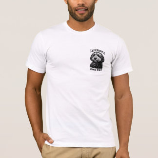 Camiseta Menos Pessoas Mais Cães - Golden Doodle
