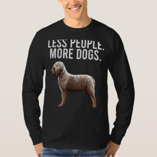 Camiseta Menos Pessoas Mais Cães Lagotti Romagnoli Introver