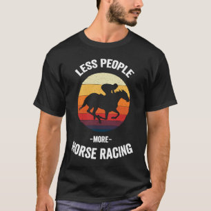 Camiseta Menos Pessoas Mais Cavalos Correndo Equina Cavalos