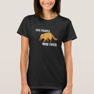 Camiseta Menos Pessoas Mais Quatis Guaxinim Quati Vida Selv