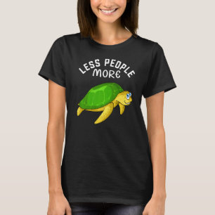 Camiseta Menos Pessoas Mais Tartarugas Que Tartaruga Marinh