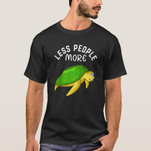 Camiseta Menos Pessoas Mais Tartarugas Que Tartaruga Marinh