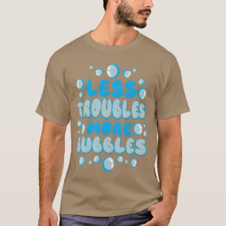 Camiseta Menos rublos Mais Bolhas garota