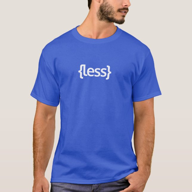 Camiseta Menos t-shirt do CSS (Frente)