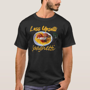 Camiseta Menos Upsetti Mais Espaguete Sobre O Italiano