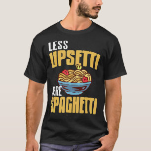 Camiseta Menos UPSETTI Mais SPAGHETTI Retro Spage presente