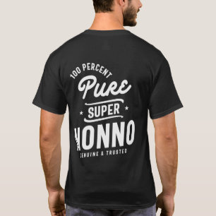 Camiseta Mens 100% Pura Super-Não-Presente