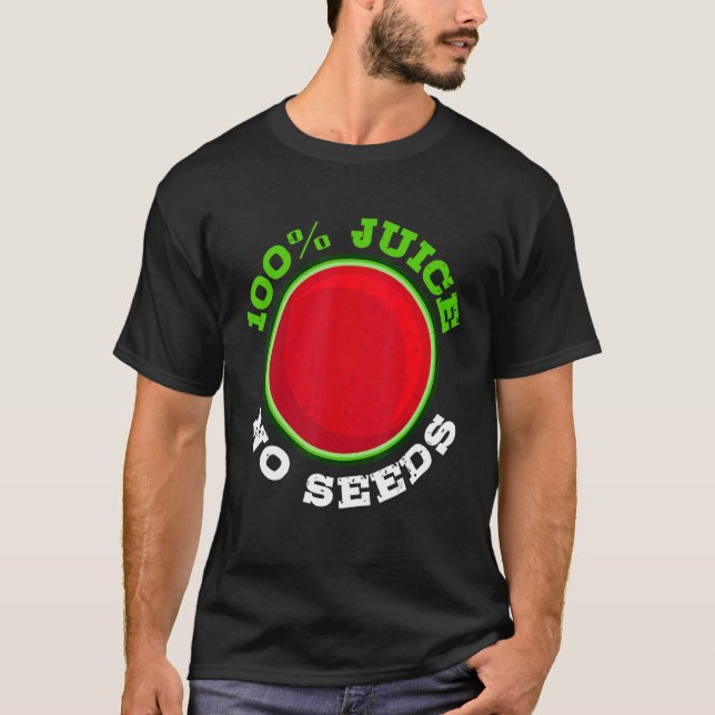 Camiseta Mens 100 Sumo Sem Sementes Melancia Vasectomia (Frente)