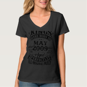 Camiseta Mens 13. º Aniversário Para Nasceres De Reis Em Ma