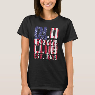 Camiseta Mens 1949 Old Man Club Est 1949 Re