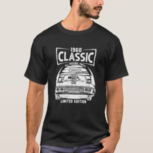 Camiseta Mens 1960 Clássico 60º Presente De Aniversário Par
