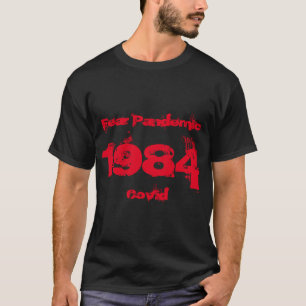 Camiseta Mens 1984 Teme T-shirt Pandémica