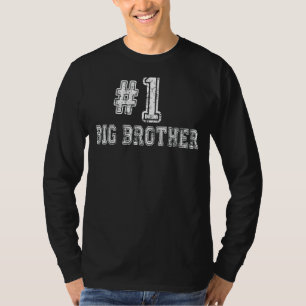 Camiseta Mens 1 Grande Irmão Número Um Orgulho De Amor Fami