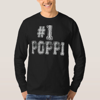 Camiseta Mens 1 Poppi Número 1 Família Orgulho do Amor