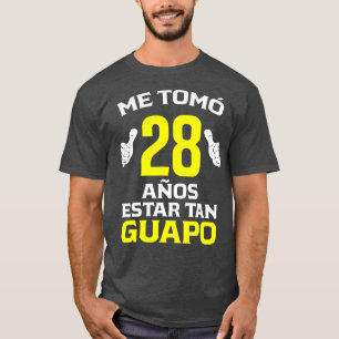 Camiseta Mens 28 Anos Regalo de Cumpleanos 28 para el