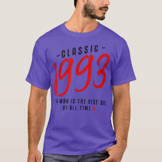 Camiseta Mens 29º Aniversário Vintage 1993 Melhor Pai 29 An