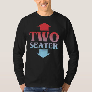 Camiseta Mens 2 assentos 2 assentos