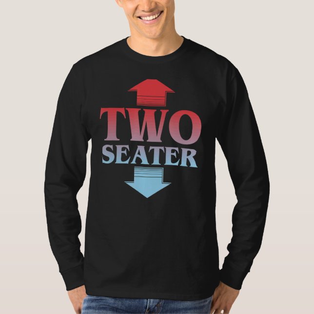 Camiseta Mens 2 assentos 2 assentos (Frente)