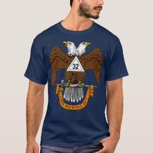 Camiseta Mens 32º Grau Mason T Masonic Tee Scottish