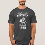 Camiseta Mens 41st Birthday Only The Finest Fishermen Are<br><div class="desc">Mens 41st Birthday Only The Finest Fishermen Are Born In 1981 Gift. Perfect gift for your dad,  mom,  papa,  men,  women,  friend and family members on Thanksgiving Day,  Christmas Day,  Mothers Day,  Fathers Day,  4th of July,  1776 Independent day,  Veterans Day,  Halloween Day,  Patrick's Day</div>