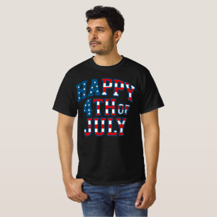 Camiseta Mens 4 de julho