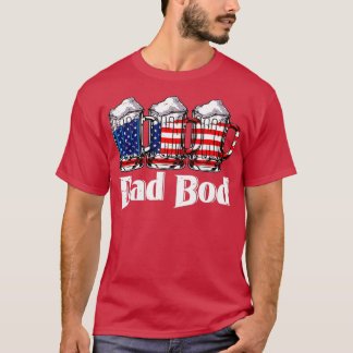 Camiseta Mens 4 de julho de Bod Beer Merica American