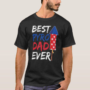 Camiseta Mens 4 de julho para o seu Pirotecnista Patriótico