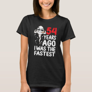 Camiseta Mens 54º Aniversário Gag Vestido 54 Anos Atrás Eu