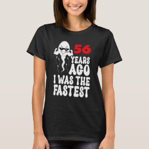 Camiseta Mens 56º Aniversário Vestido Gag 56 Anos Atrás Eu