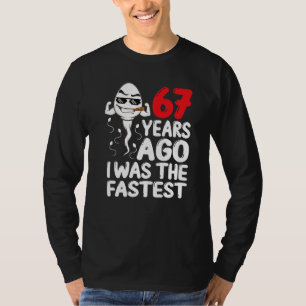 Camiseta Mens 67º Aniversário Gag Vestido 67 Anos Atrás Eu