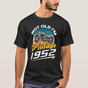 Camiseta Mens 70 Birthday Man Biker Legend Motorcycle Cho