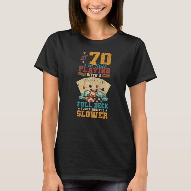Camiseta Mens A 70 Brincando Com 70 de Cheio de de de (Frente)