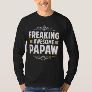 Camiseta Mens A Apertar Um Incrível Papo Para O Vovô Pai Em