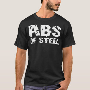 Camiseta Mens Abs De Construção De Malhações De Aço