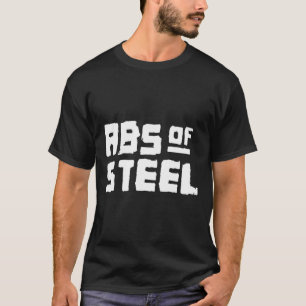 Camiseta Mens Abs De Construção De Malhações De Aço