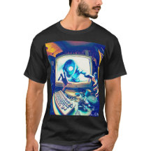 Mens Abstrato Tee - Sentient AI 1