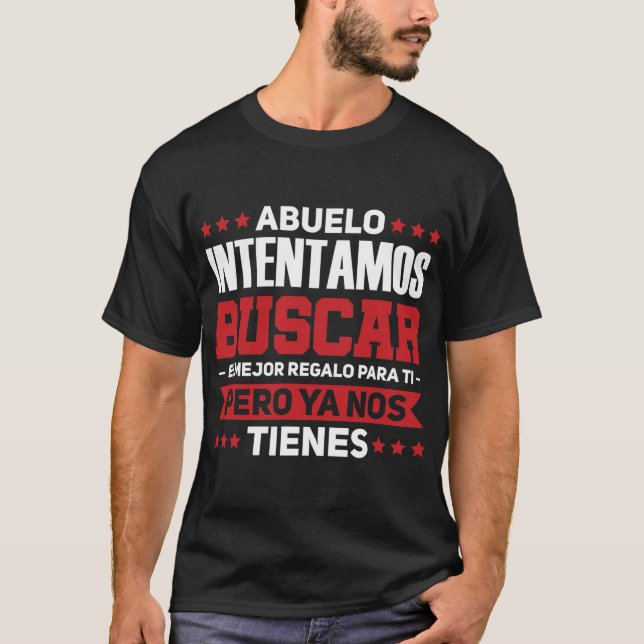 Camiseta Mens Abuelo Intentamos el mejalo (Frente)